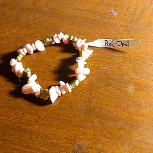 Genuine Gemstone stretch bracelet